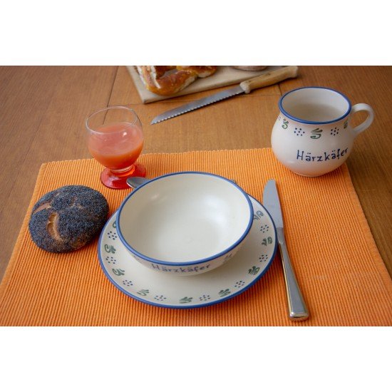 Molly mug & Breakfast plate & Bowl - Amerland Set of 3