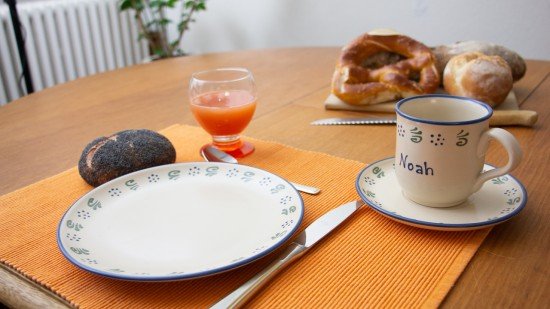 Namenstasse/Unterteller/Frühstücksteller - Ammerland 3er-Set