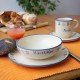 Namenstasse/Unterteller/Frühstücksteller/Schale - Ammerland 4er-Set