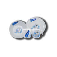 Namenstasse/Schale/Teller Porzellan - Eisbär 3er-Set Namenstasse/Schale/Teller Porzellan - Eisbär 3er-Set