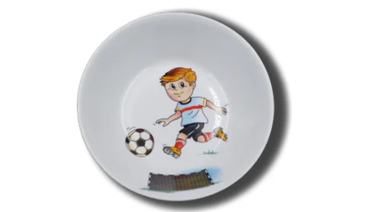 Schale - Porzellan - Fussballer Schale - Porzellan - Fussballer