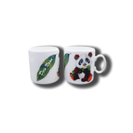Name Cup porcelain - Panda Bear