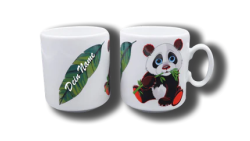 Namenstasse Porzellan - Panda