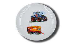 Teller 20 cm - Porzellan - Traktor Teller 20 cm - Porzellan - Traktor