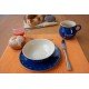Molly mug & Breakfast plate & Bowl - Bunzlau blue Set of 3