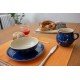 Molly mug & Breakfast plate & Bowl - Bunzlau blue Set of 3