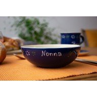 Schale 15 cm - klassisch - Bunzlau blau