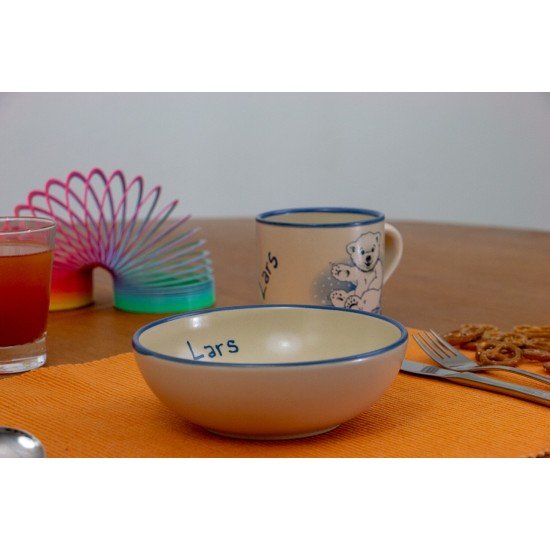 Named childre cup/Bowl - Icebear Set of 2 Named childre cup/Bowl - Icebear Set of 2