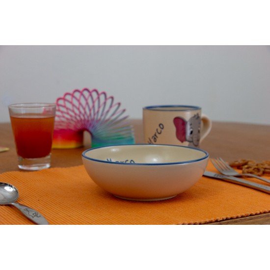 Named childre cup/Bowl - Elephant Set of 2 Named childre cup/Bowl - Elephant Set of 2