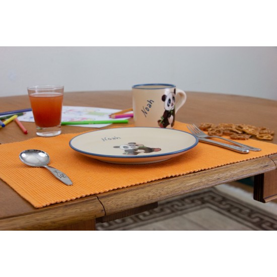 Kindertasse/Frühstücksteller - Panda 2er-Set
