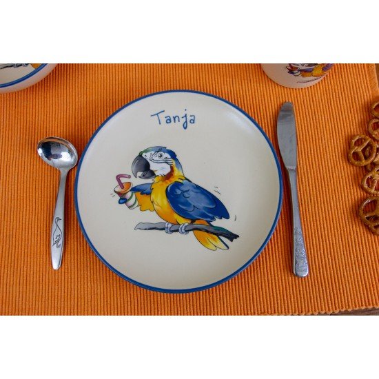 Breakfast plate - Parrot Breakfast plate - Parrot