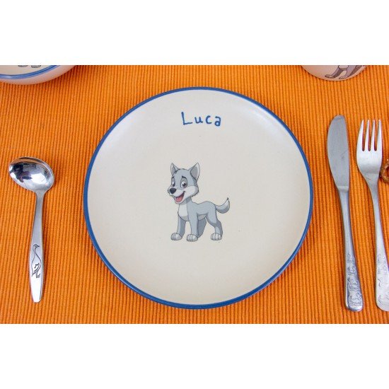 Breakfast plate - Wolf Breakfast plate - Wolf