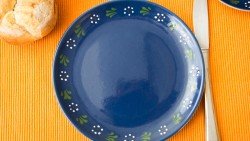 Frühstücksteller - Bunzlau blau  (solange Vorrat, unbeschriftet)