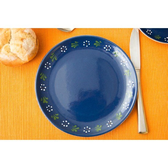 Breakfast plate - Bunzlau blue