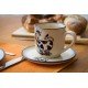 Named mug/Saucer - cow Set of 2