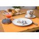 Named mug/Saucer/Brakfast plate - cow set of 3
